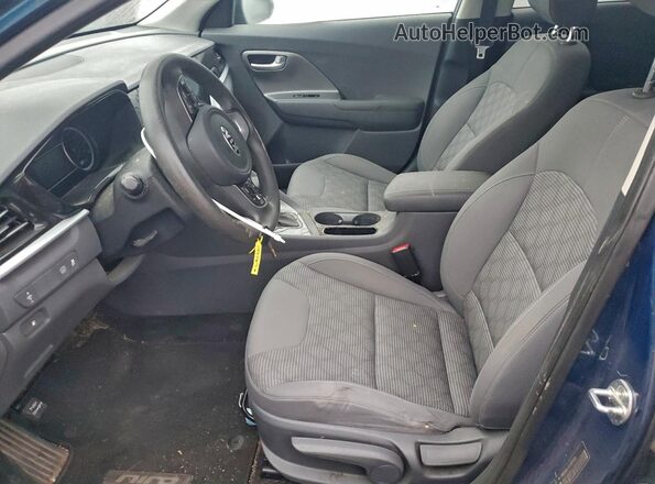 KNDCB3LC5L5365926 2020 KIA NIRO Синий Вид салона спереди