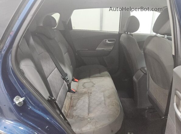 KNDCB3LC6L5400070 2020 KIA NIRO Синий Вид задней части салона