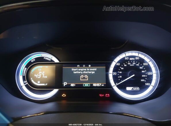 KNDCB3LC6M5488247 2021 KIA NIRO Black Вид задніх сидінь