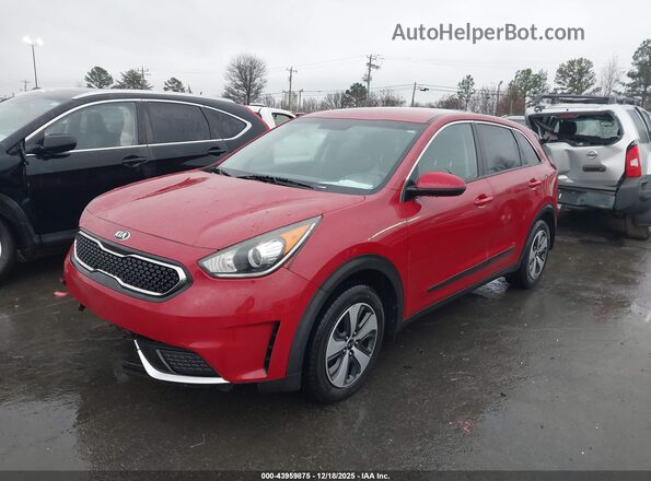 KNDCB3LC7H5047703 2017 KIA NIRO Красный Передняя левая четверть