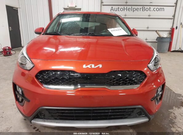 KNDCB3LC7N5499341 2022 KIA NIRO Orange Vista del cuadro de instrumentos