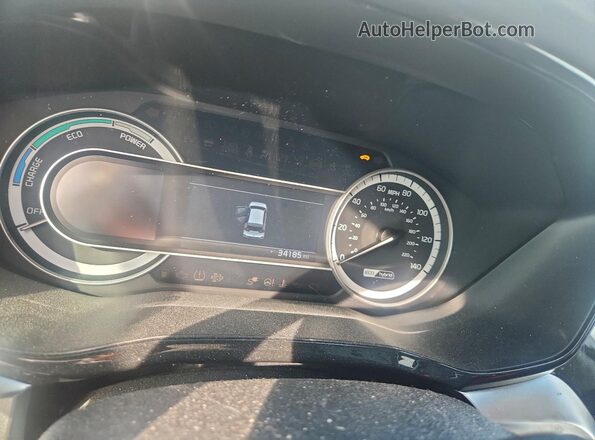 KNDCB3LC9L5382437 2020 KIA NIRO Белый Вид щитка приборов