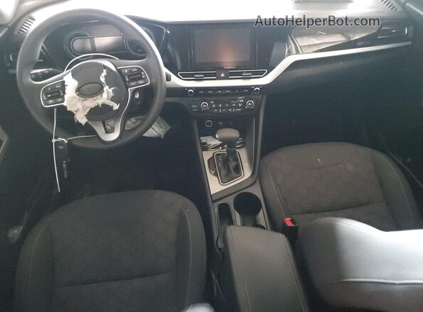 KNDCB3LCXM5486565 2021 KIA NIRO Серебряный Вид панели приборов
