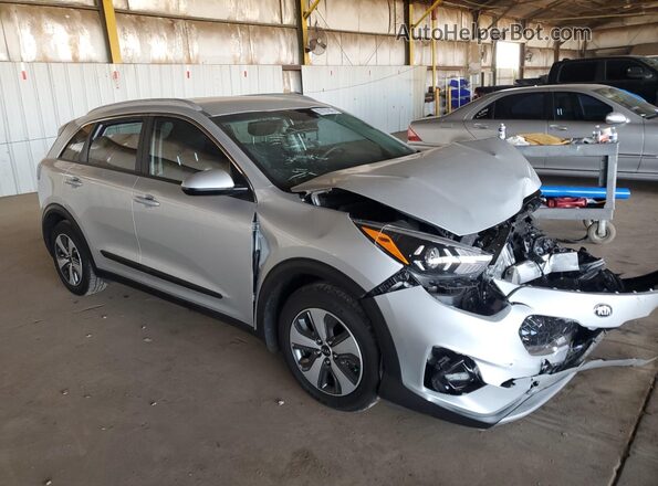 KNDCB3LCXM5486565 2021 KIA NIRO Серебряный Передняя правая четверть