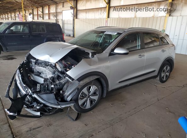 KNDCB3LCXM5486565 2021 KIA NIRO Серебряный Передняя левая четверть