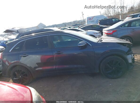 KNDCC3LC0K5256964 2019 KIA NIRO Gray Widok wnętrza z tyłu