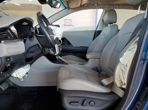KNDCC3LC0L5421798 2020 KIA NIRO Blue Widok wnętrza z przodu