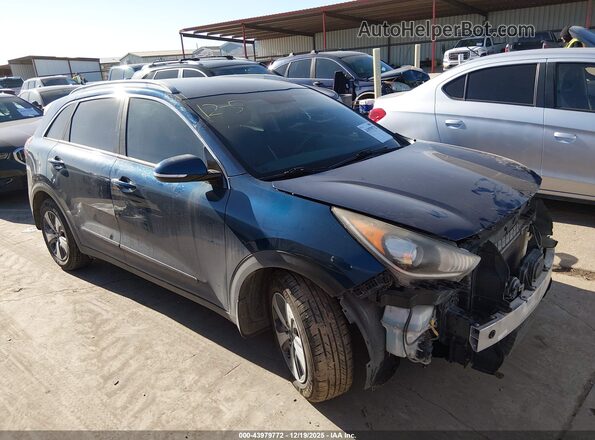 KNDCC3LC1K5346124 2019 KIA NIRO Синий Вид задней части салона