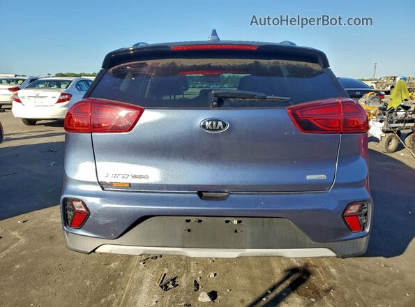 KNDCC3LC5M5468231 2021 KIA NIRO Синий Вид сзади
