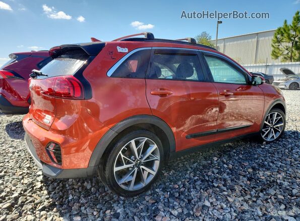KNDCC3LC5M5480573 2021 KIA NIRO Оранжевый Задняя правая четверть