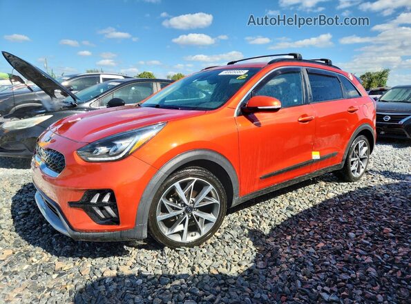 KNDCC3LC5M5480573 2021 KIA NIRO Оранжевый Передняя левая четверть