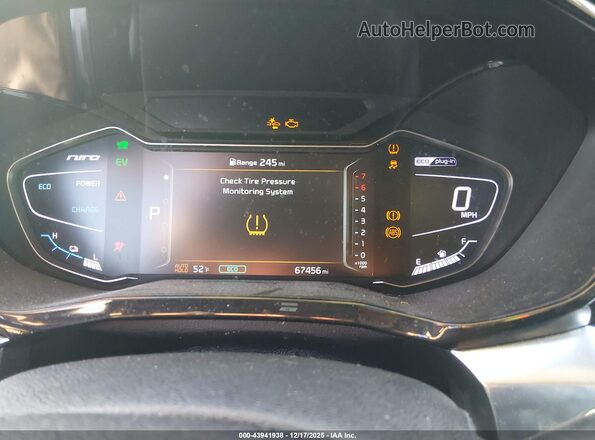 KNDCC3LD2L5386982 2020 KIA NIRO PLUG-IN HYBRID Красный Вид задних сидений