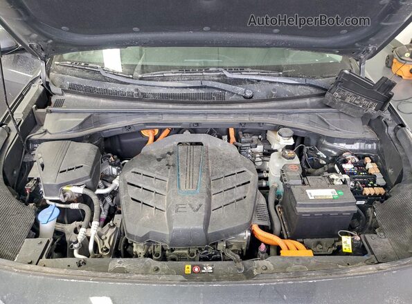 KNDCC3LG7N5159722 2022 KIA NIRO Серый Вид подкапотного пространства