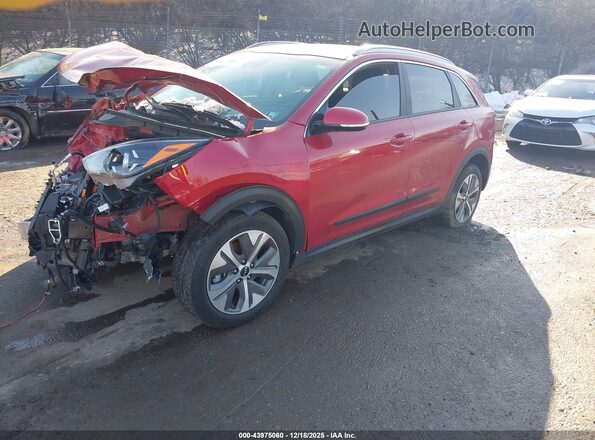 KNDCC3LG8N5125059 2022 KIA NIRO EV Красный Передняя левая четверть