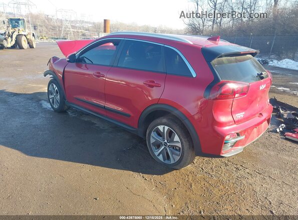 KNDCC3LG8N5125059 2022 KIA NIRO EV Красный Задняя левая четверть