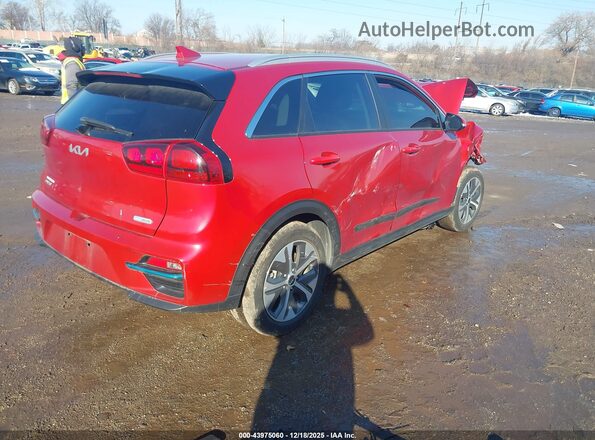 KNDCC3LG8N5125059 2022 KIA NIRO EV Красный Задняя правая четверть
