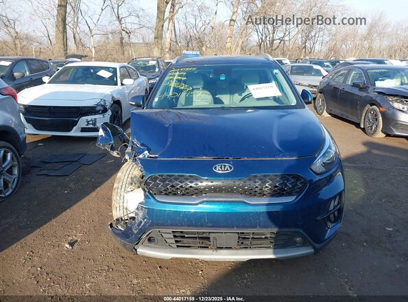 KNDCD3LD4L5390383 2020 KIA NIRO PLUG-IN HYBRID Blue Dashboard view