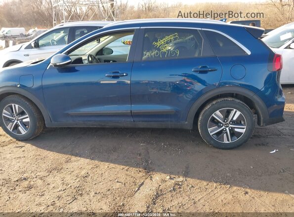 KNDCD3LD4L5390383 2020 KIA NIRO PLUG-IN HYBRID Blue Rear interior view