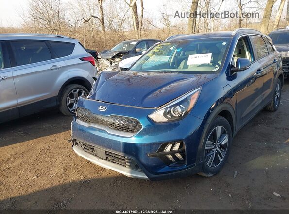 KNDCD3LD4L5390383 2020 KIA NIRO PLUG-IN HYBRID Blue Front left