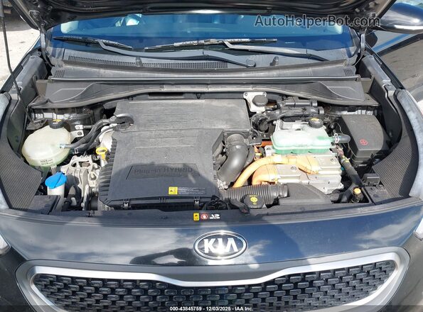 KNDCD3LD6K5236224 2019 KIA NIRO PLUG-IN HYBRID Black Widok z tyłu
