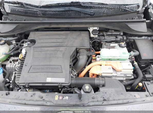 KNDCD3LD8K5304796 2019 KIA NIRO PLUG-IN HYBRID Gray Widok z tyłu