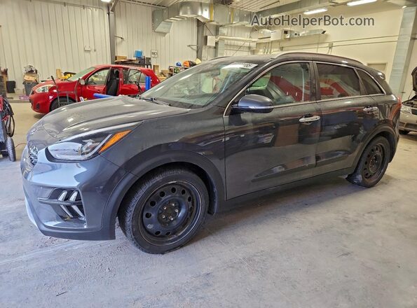 KNDCE3LC7M5466085 2021 KIA NIRO Серый Передняя левая четверть