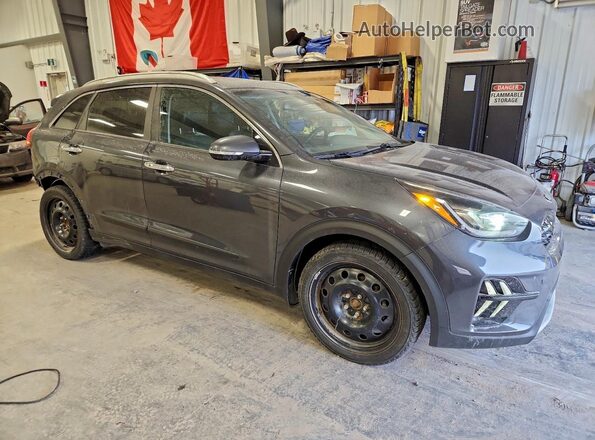 KNDCE3LC7M5466085 2021 KIA NIRO Серый Передняя правая четверть