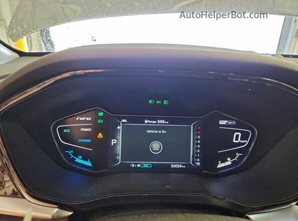 KNDCE3LC7M5466085 2021 KIA NIRO Серый Вид щитка приборов