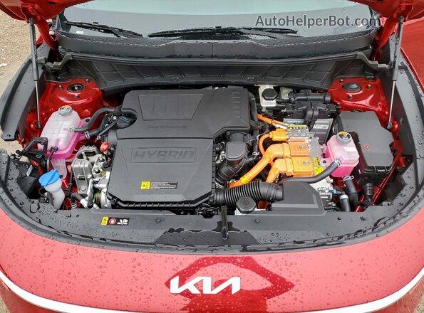 KNDCP3LE1T5332926 2026 KIA NIRO Red Սալոնի հետևի տեսք