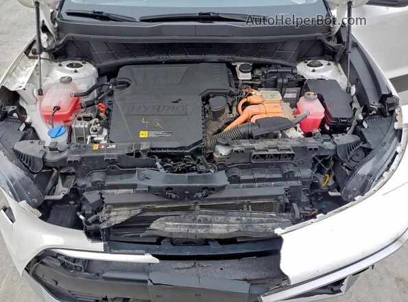 KNDCP3LE2P5091500 2023 KIA NIRO White უკანა სალონის ხედი