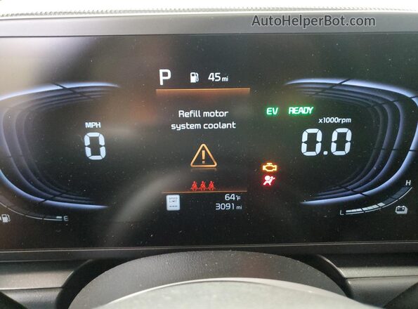 KNDCP3LE9T5316182 2026 KIA NIRO Серый Вид щитка приборов