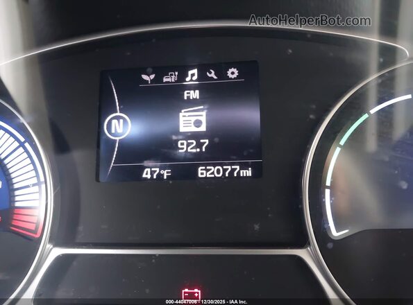KNDJX3AE2G7007593 2016 KIA SOUL EV Белый Вид щитка приборов