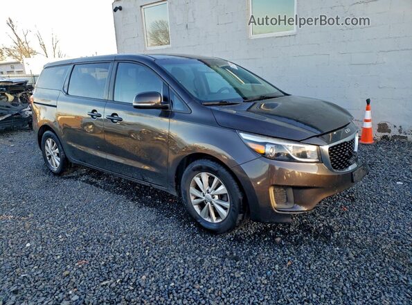 KNDMB5C10J6350451 2018 KIA SEDONA Green Delantero derecho
