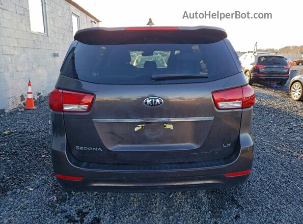 KNDMB5C10J6350451 2018 KIA SEDONA Green Vista trasera