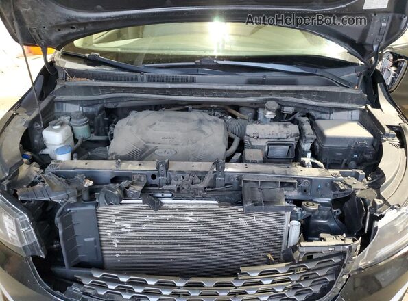 KNDMB5C10L6587413 2020 KIA SEDONA Black Widok komory silnika