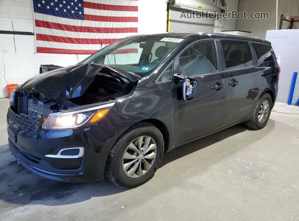 KNDMB5C10L6587413 2020 KIA SEDONA Black Przód lewy