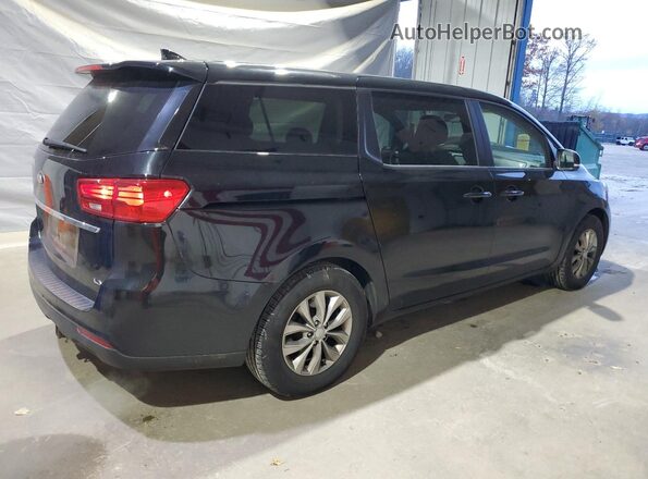 KNDMB5C10L6587413 2020 KIA SEDONA Black Tył prawy