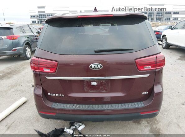 KNDMB5C13L6575160 2020 KIA SEDONA Maroon 