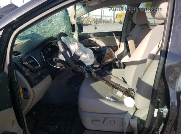 KNDMB5C13M6667869 2021 KIA SEDONA Charcoal Vista interior delantera