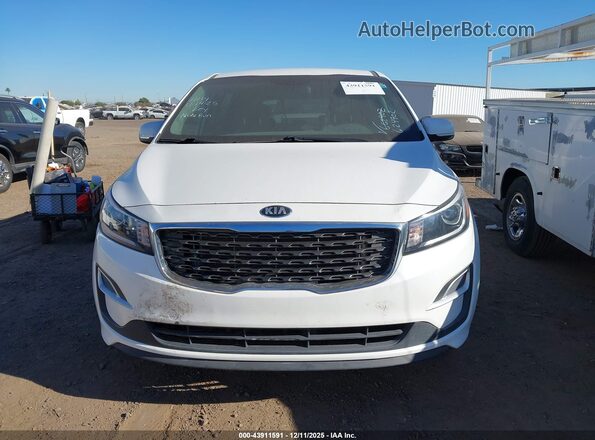 KNDMB5C14L6624902 2020 KIA SEDONA White Instrument cluster view