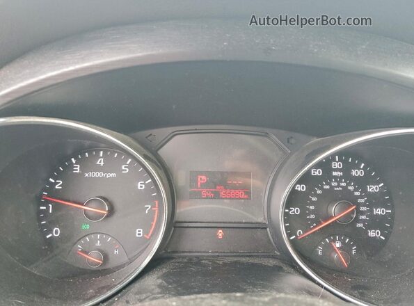 KNDMB5C15G6199129 2016 KIA SEDONA Белый Вид щитка приборов