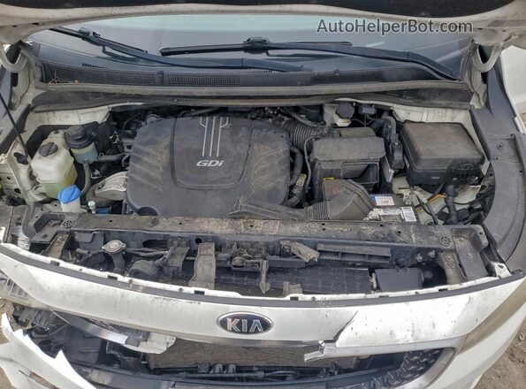 KNDMB5C15G6199129 2016 KIA SEDONA Белый Вид подкапотного пространства