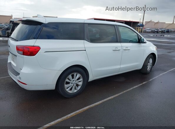 KNDMB5C15J6378858 2018 KIA SEDONA Белый Задняя правая четверть