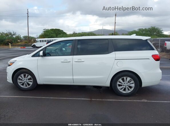 KNDMB5C15J6378858 2018 KIA SEDONA Белый Панорамный вид салона 360°