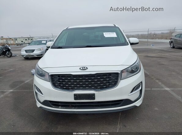 KNDMB5C15M6662088 2021 KIA SEDONA White Vista del salpicadero