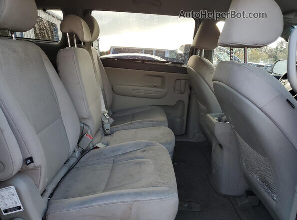 KNDMB5C16G6177852 2016 KIA SEDONA Gray Widok wnętrza z tyłu