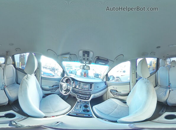 KNDMB5C16G6177852 2016 KIA SEDONA Gray Widok wnętrza 360 stopni