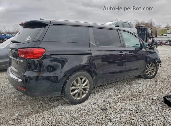 KNDMB5C16K6562272 2019 KIA SEDONA Черный Задняя правая четверть