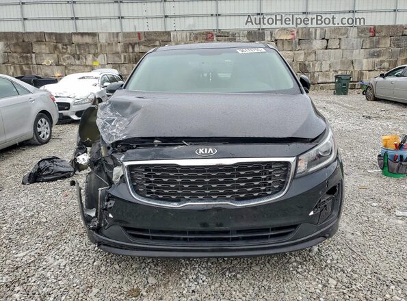 KNDMB5C16K6562272 2019 KIA SEDONA Черный Вид спереди