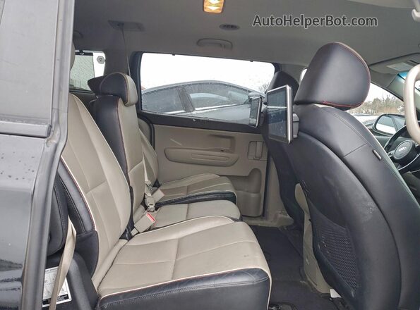 KNDMB5C16K6562272 2019 KIA SEDONA Черный Вид задней части салона
